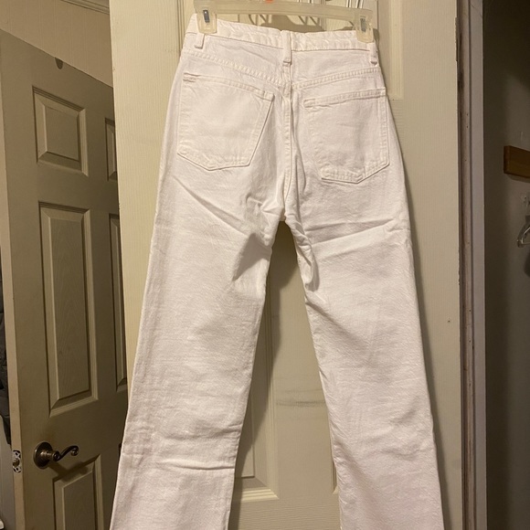 Zara Straight Leg High Rise Jeans - Picture 8 of 9